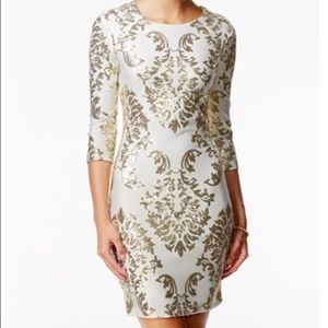 Gold Sequin Dress